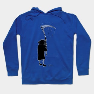 The Grim Reaper who shaves off chest hair with a scythe. Hoodie